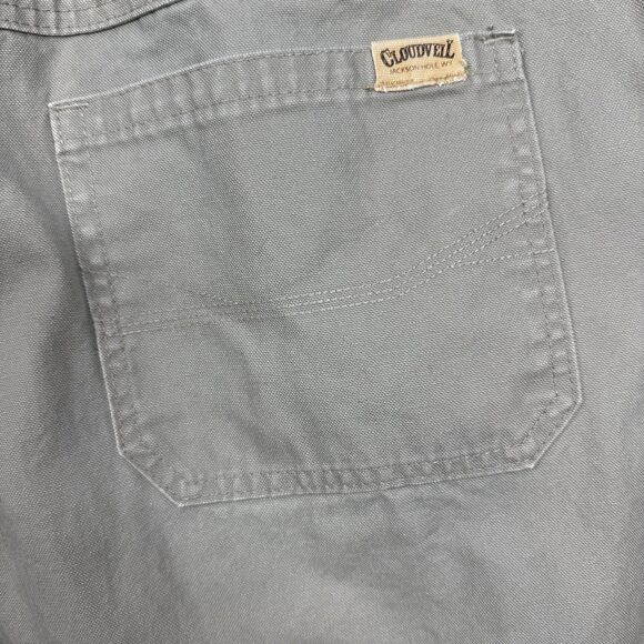 Cloudveil Mens Pants Men 36x30 Green Cotton Straight Leg Outdoor Hiking Cowboy - Picture 10 of 11